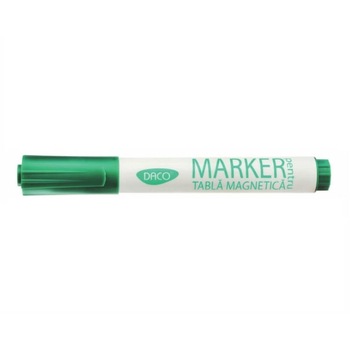 Set 12 Markere DACO Verzi Pentru Tabla Magnetica, Varf 3 mm Set 12 Markere DACO Verzi Pentru Tabla Magnetica, Varf 3 mm