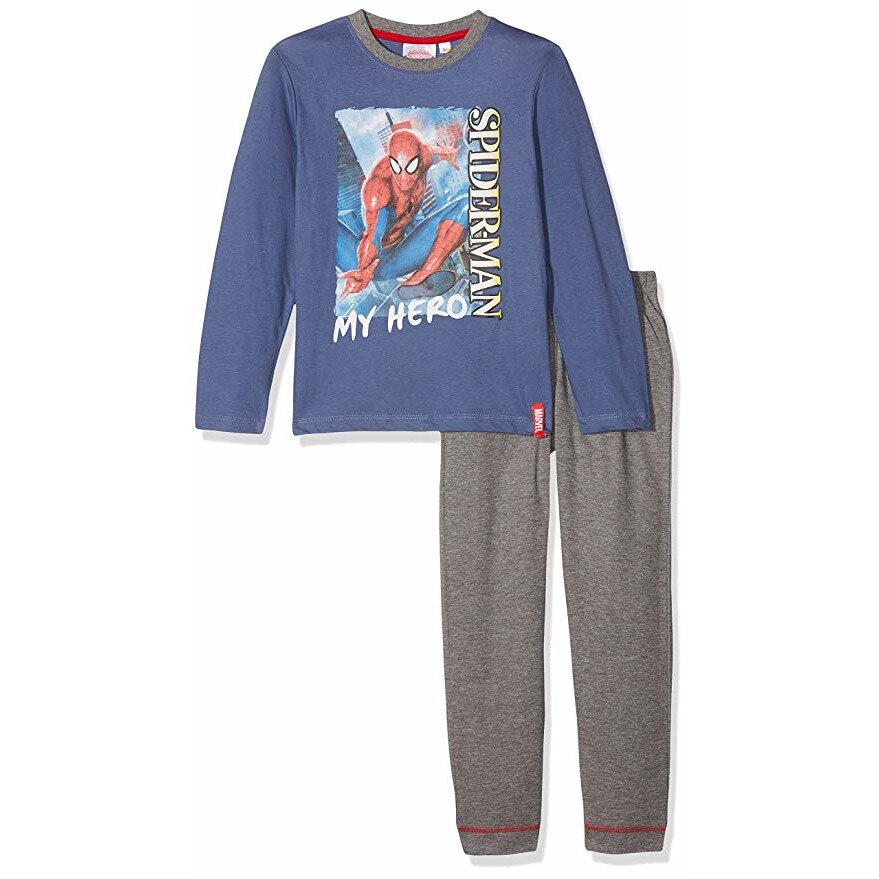 Pijama maneca lunga Spiderman 5578, Bleumarin
