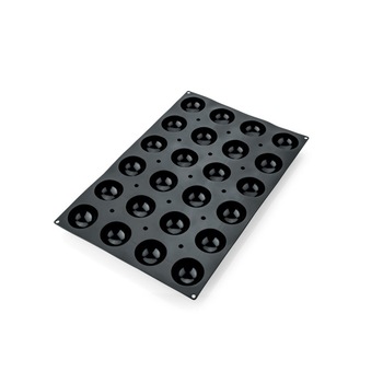 Forma silicon 59x38.5 cm - 24 semisfere de 7 cm Forma silicon 59x38.5 cm - 24 semisfere de 7 cm