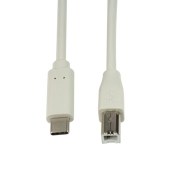 Cablu imprimanta USB tip C tata la USB-B 2.0 tata, Logilink, lungime 1m, alb Cablu imprimanta USB tip C tata la USB-B 2.0 tata, Logilink, lungime 1m, alb