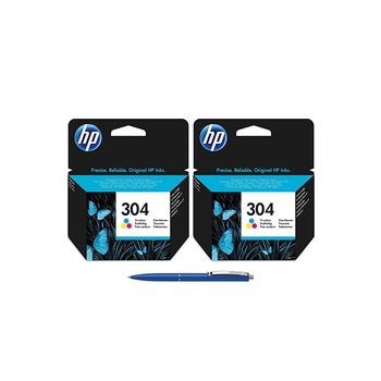 Pachet MAG4U Cartuse Cerneala Originale 2 bucati N9K05AE (304) Color si Pix Schneider Pachet MAG4U Cartuse Cerneala Originale 2 bucati N9K05AE (304) Color si Pix Schneider