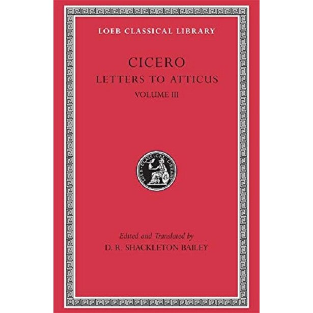 Letters to Atticus - CiceroD. R. Shackleton Bail
