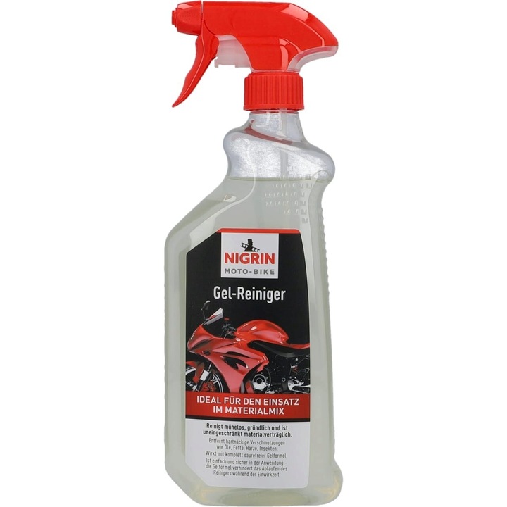 Nigrin Moto-Bike Motoros tisztító gél, 750 ml