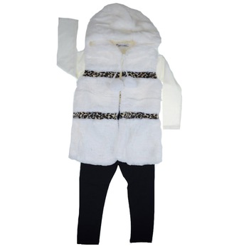 Compleu 3 piese pentru fete Happy House HH195M4, Multicolor Compleu 3 piese pentru fete Happy House HH195M4, Multicolor