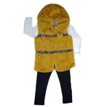 Compleu 3 piese pentru fete Happy House HH195M3, Multicolor Compleu 3 piese pentru fete Happy House HH195M3, Multicolor