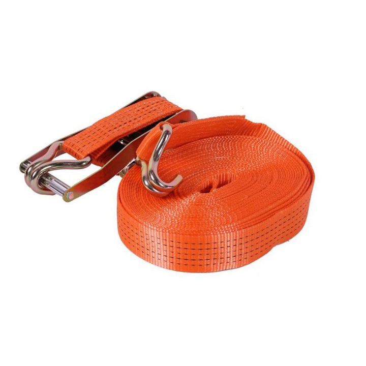 Chinga de legatura, cu clichet si carlig, 5 tone, 15m