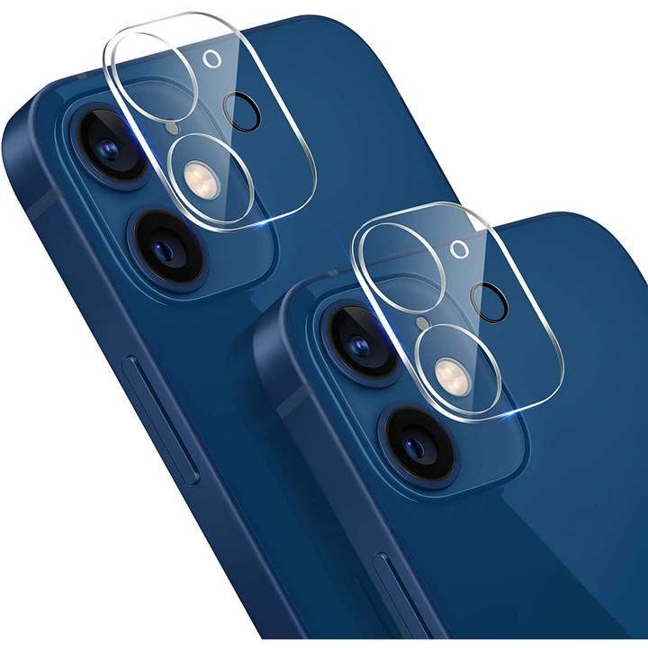 Протектор за камера за iPhone 12 Mini, Прозрачен