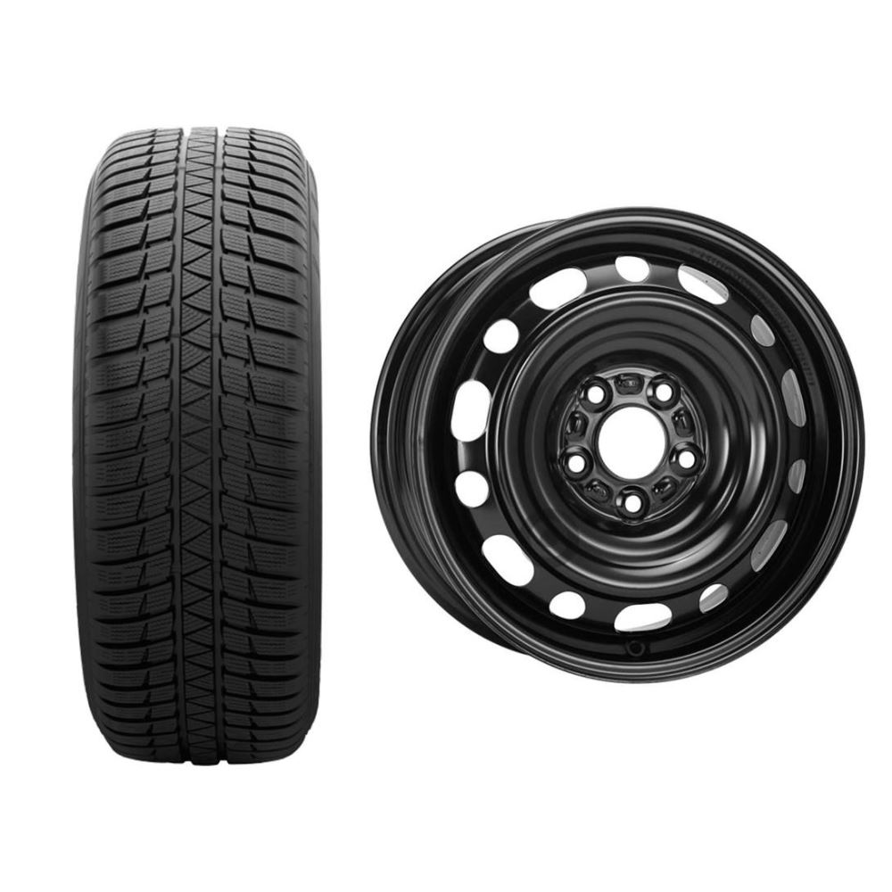 Roata completa Mazda 3 (2013 -2019) janta otel ALCAR 9062 6.5x16 + anvelopa Iarna Sumitomo WT200 205/60R16 96H