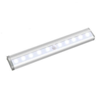 Lampa LED cu senzor de miscare, din aluminiu, 10 led-uri puternice, fara fir, cu suport magnetic, pentru dressing, dulap de bucatarie, baie, hol, scari, portabila, lumina calda Lampa LED cu senzor de miscare, din aluminiu, 10 led-uri puternice, fara fir, cu suport magnetic, pentru dressing, dulap de bucatarie, baie, hol, scari, portabila, lumina calda