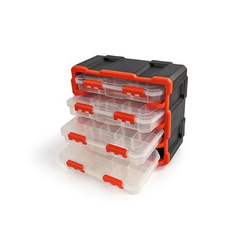 Cutie organizatoare, TACTIX, plastic, 38 x 18 x 32.5cm Cutie organizatoare, TACTIX, plastic, 38 x 18 x 32.5cm