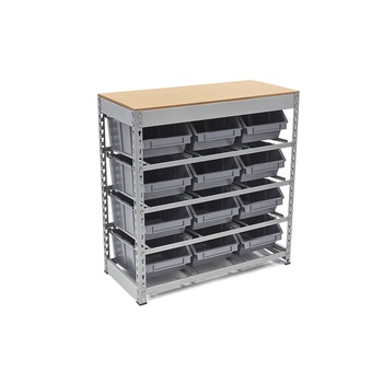 Raft stand organizator, HBM, 12 cutii de depozitare, 85 x 40 x 16 cm Raft stand organizator, HBM, 12 cutii de depozitare, 85 x 40 x 16 cm