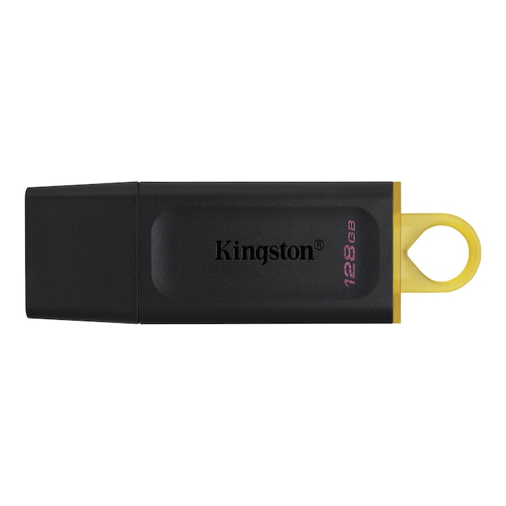 Memorie USB Kingston DataTraveler Exodia 128GB, USB 3.2, Negru/Galben