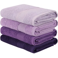 set 4 prosoape beverly hills polo club 100 bumbac 480 grm 50x90 cm lila imagen 3_0_
0