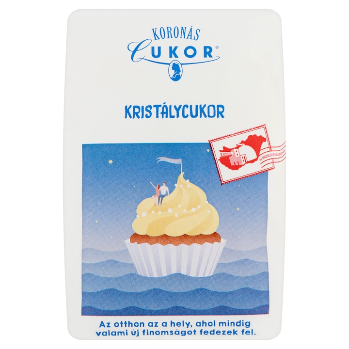 Koronás kristálycukor, 1 kg