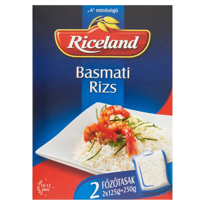 Riceland basmati rizs, 2X125 g