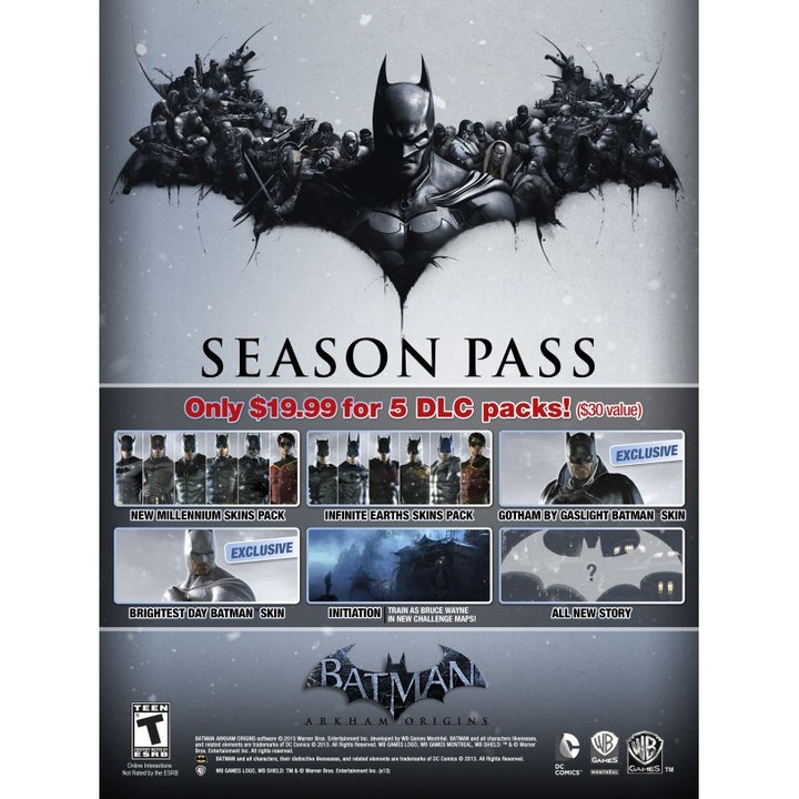 Joc Batman Arkham Origins - Season Pass PC Cd Key Steam