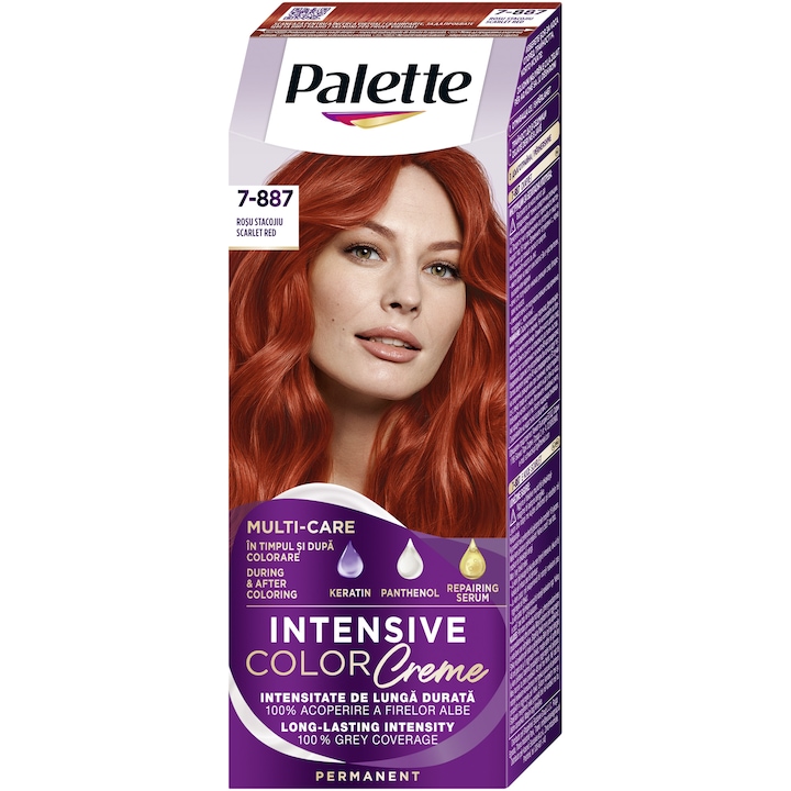 Боя за коса Palette Intensive Color Creme RV6 Scarlet Red, 110 мл