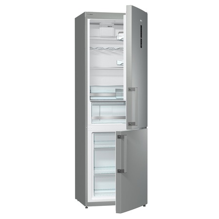 Combina frigorifica Gorenje RK6192LX, 322 l, Clasa A++, H 185 cm, IonAir, HumidityControl, Inox