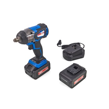 Pistol de impact cu acumulator, HBM, 1/2 inch, 18v, 350nm Pistol de impact cu acumulator, HBM, 1/2 inch, 18v, 350nm