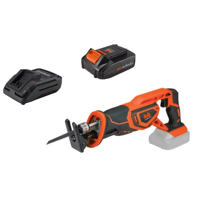 Fierastrau sabie cu 1 Acumulator + Incarcator Evotools ONE EPTO 18V, 3000 rpm, Acumulator 18V Li-Ion 2A