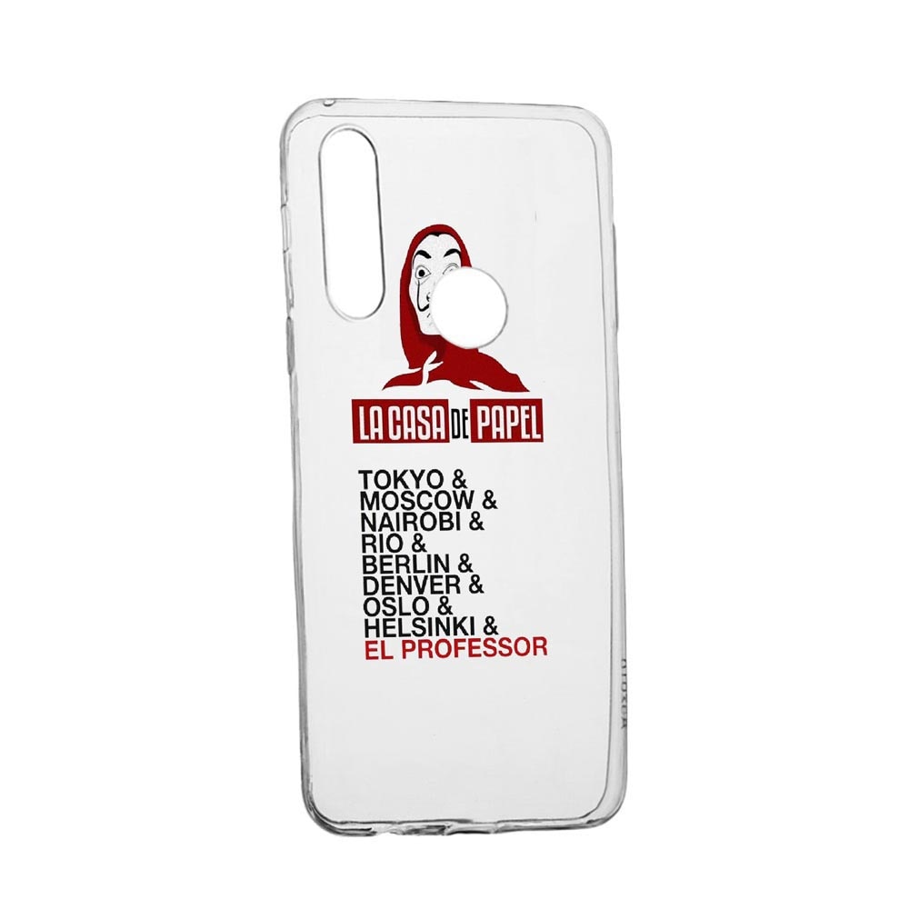 Husa Silicon La Casa de Papel, Compatibila cu Motorola Moto G Pro, rezistenta la uzura, anti-alunecare, 296