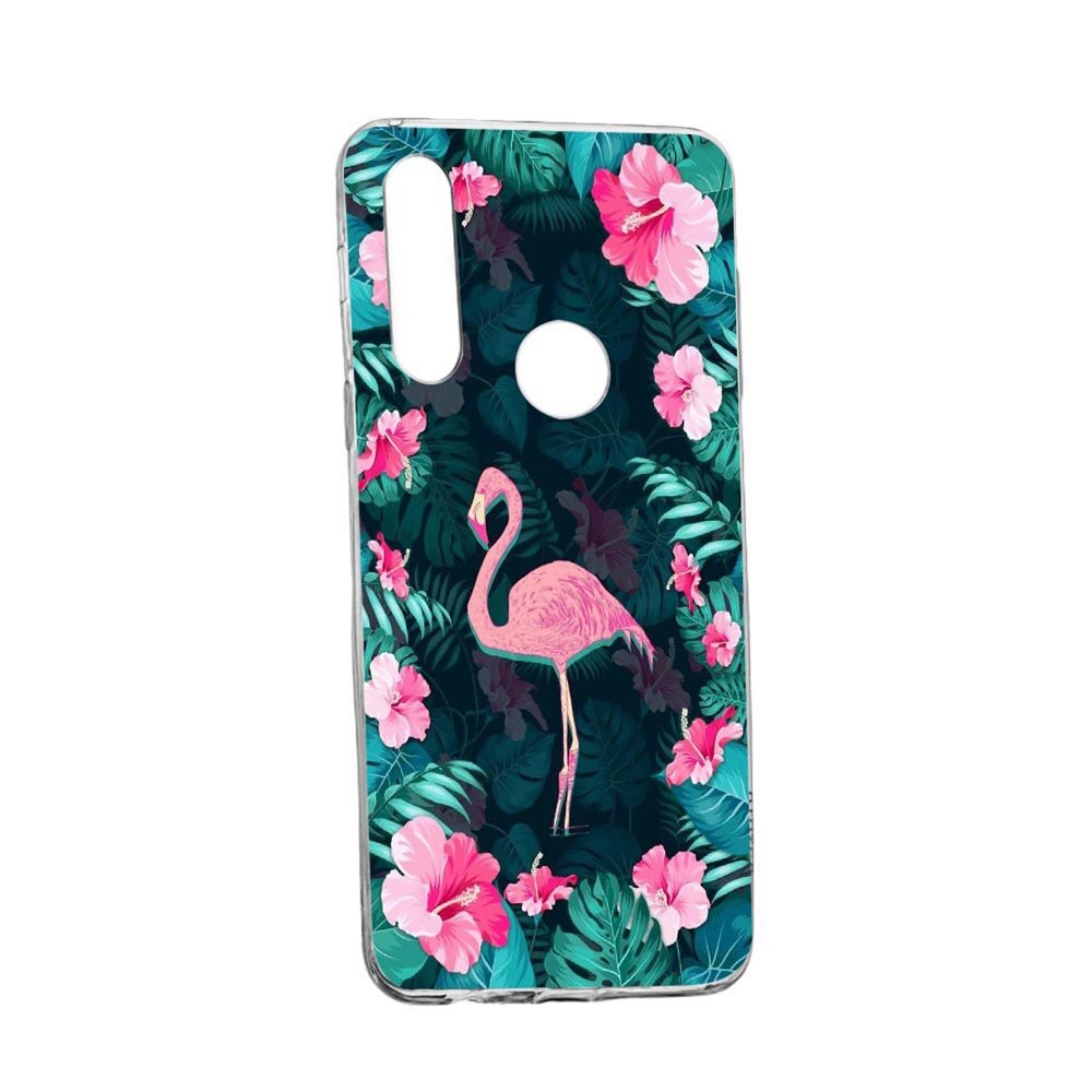 Husa Silicon Flamingo, Floral, Compatibila cu Motorola Moto G Pro, rezistenta la uzura, anti-alunecare, 247