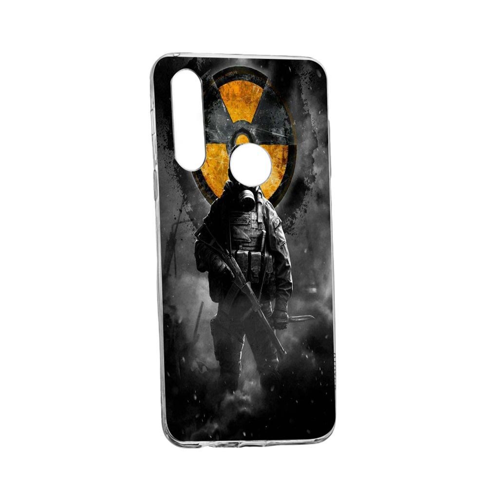 Husa Silicon Chernobyl, Compatibila cu Alcatel 3L (2020), rezistenta la uzura, anti-alunecare, 277