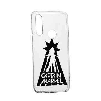 Husa Captain Marvel, pentru Huawei Y6p, rezistenta la uzura, anti-alunecare, 239 Husa Captain Marvel, pentru Huawei Y6p, rezistenta la uzura, anti-alunecare, 239