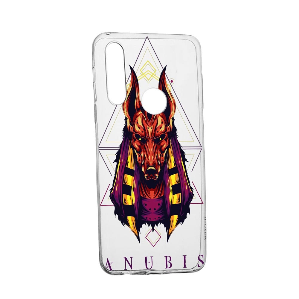 Husa Silicon Mythology, Anubis, Compatibila cu Alcatel 3L (2020), rezistenta la uzura, anti-alunecare, 286