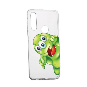 Husa Silicon Compatibila cu Alcatel 3L (2020), Green Monster, rezistenta la uzura, anti-alunecare, 60 Husa Silicon Compatibila cu Alcatel 3L (2020), Green Monster, rezistenta la uzura, anti-alunecare, 60