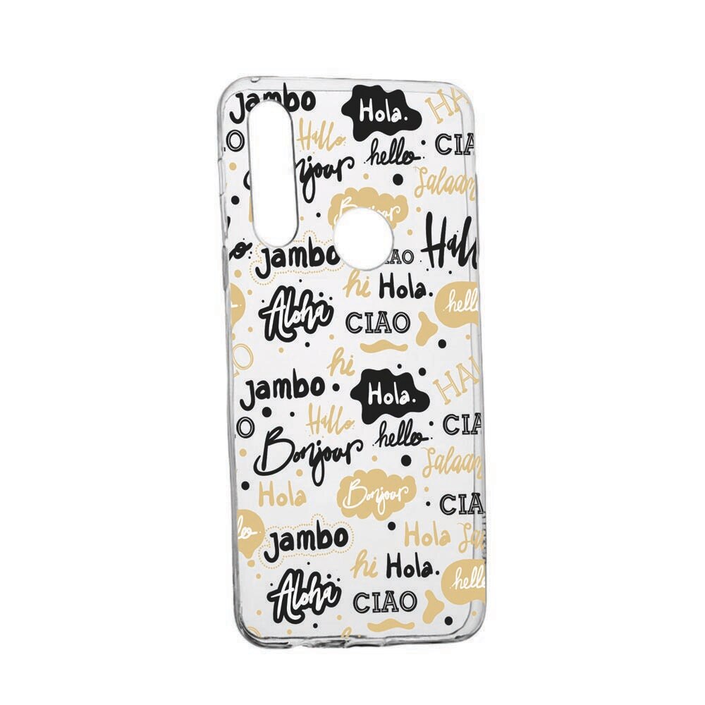 Husa pentru Huawei Y6p, Hello, rezistenta la uzura, anti-alunecare, 78