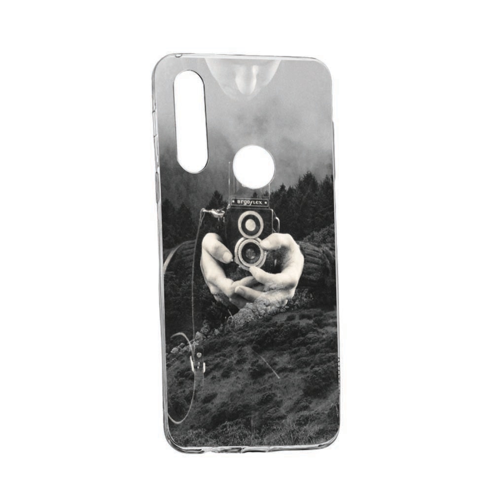 Husa Silicon Compatibila cu Alcatel 1S (2020) / 1V (2020), Double Exposure, rezistenta la uzura, anti-alunecare, 13