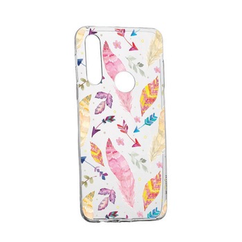 Husa Silicon Compatibila cu Alcatel 3L (2020), Feathers, rezistenta la uzura, anti-alunecare, 68 Husa Silicon Compatibila cu Alcatel 3L (2020), Feathers, rezistenta la uzura, anti-alunecare, 68