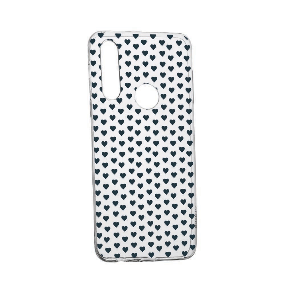 Husa Silicon Compatibila cu Alcatel 3L (2020), Little Hearts, rezistenta la uzura, anti-alunecare, 82