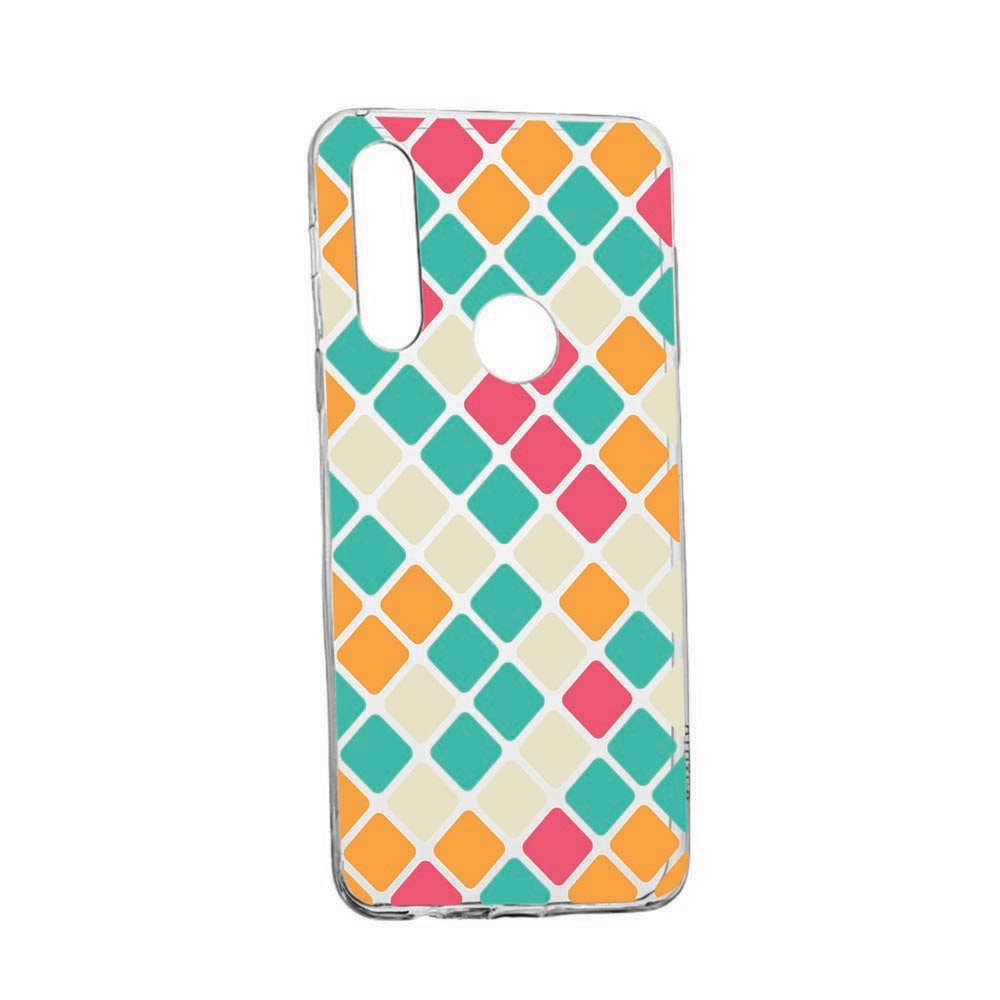 Husa pentru Huawei Y6p, Mozaic, rezistenta la uzura, anti-alunecare, 123