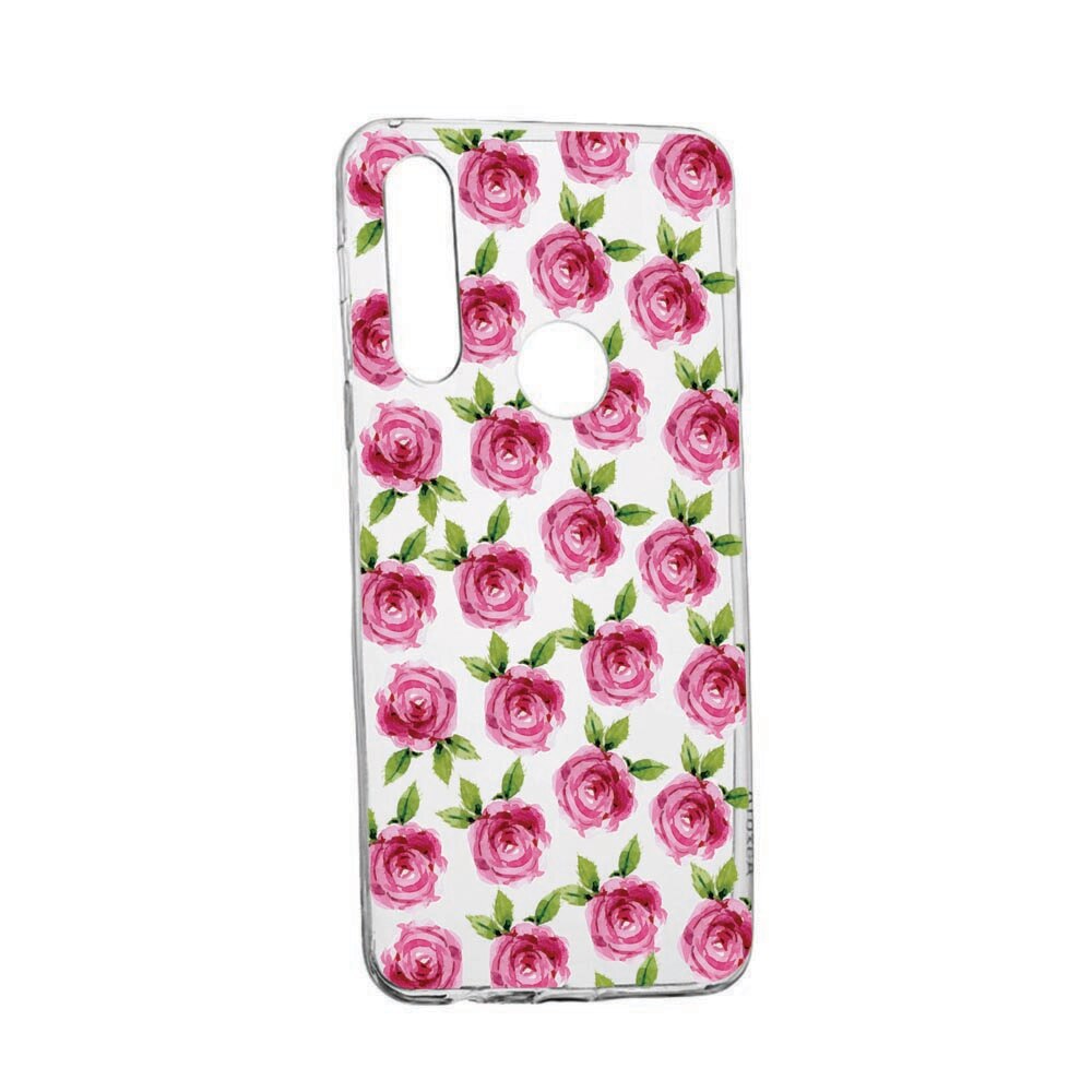 Husa Silicon Compatibila cu Motorola Moto G Pro, Rose, rezistenta la uzura, anti-alunecare, 107