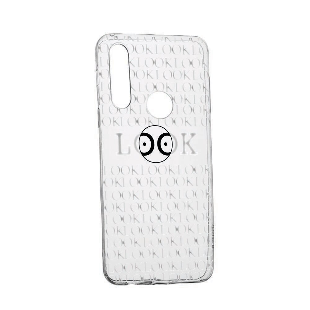 Husa Silicon Compatibila cu Alcatel 3L (2020), Look at me, rezistenta la uzura, anti-alunecare, 39