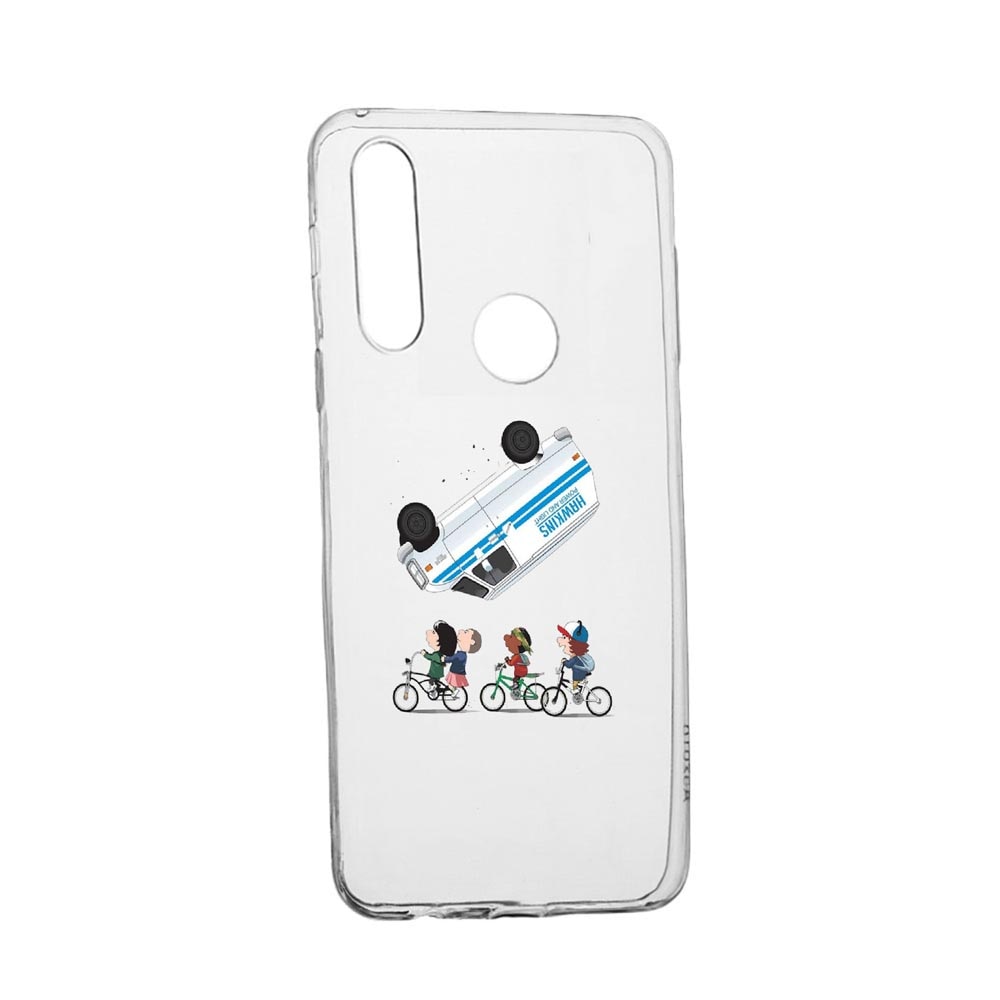 Husa Stranger Things, pentru Huawei Y6p, rezistenta la uzura, anti-alunecare, 370