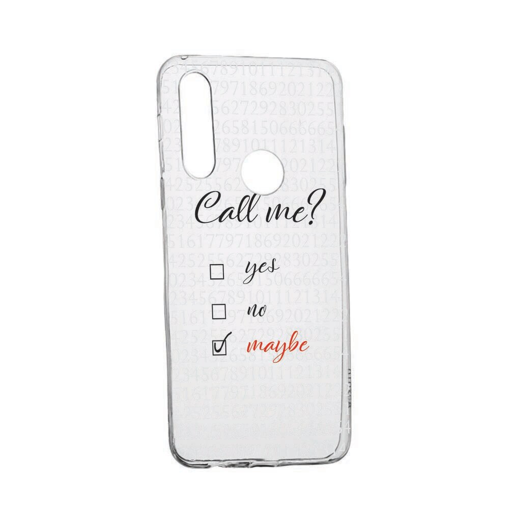 Husa pentru Huawei Y6p, Call Me, rezistenta la uzura, anti-alunecare, 149