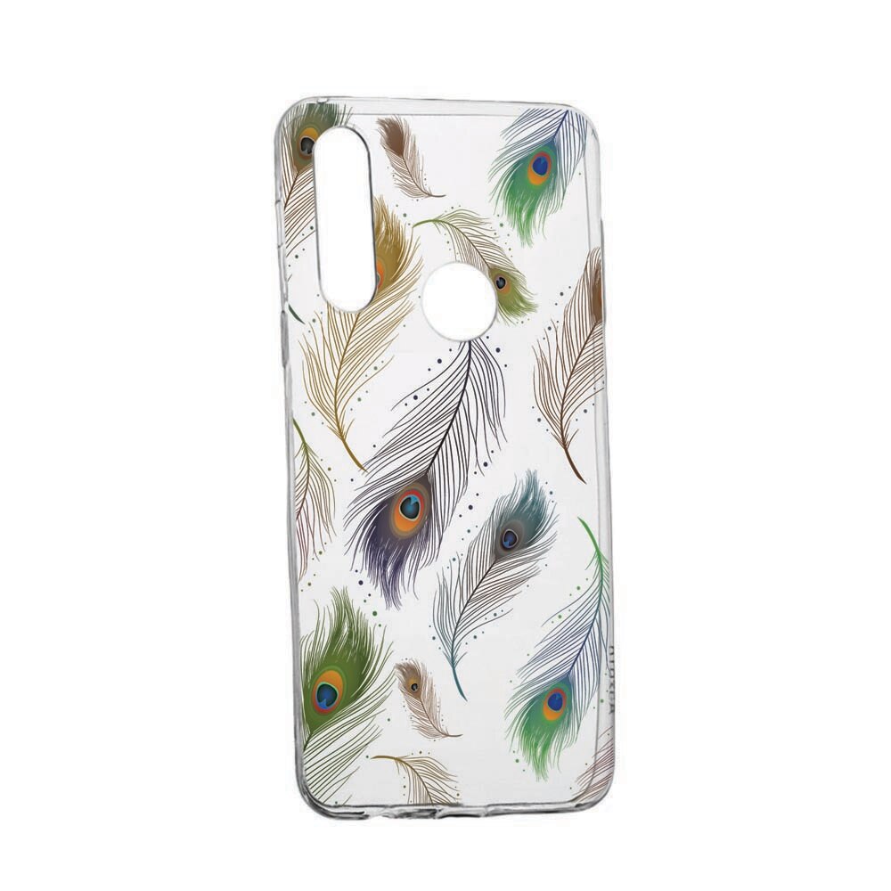 Husa Silicon Compatibila cu Alcatel 1S (2020) / 1V (2020), Peacock, rezistenta la uzura, anti-alunecare, 152