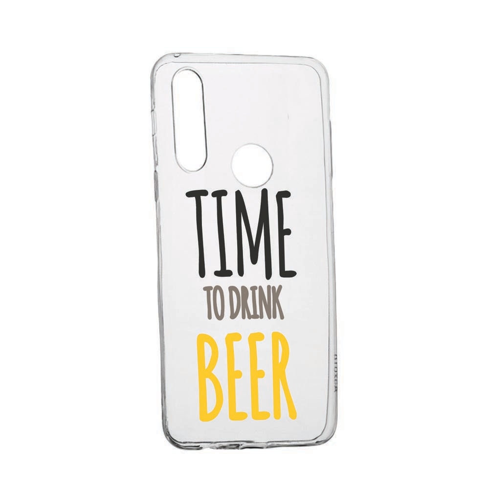 Husa Silicon Compatibila cu Motorola Moto G Pro, rezistenta la uzura, anti-alunecare, Bere, 157