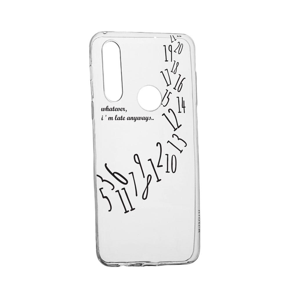 Husa pentru Huawei Y6p, I'm Late, rezistenta la uzura, anti-alunecare, 141