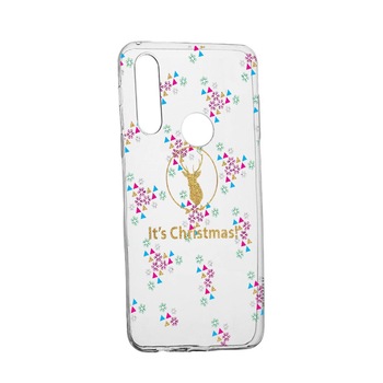 Husa Silicon Xmas, Craciun, Compatibila cu Alcatel 3L (2020), rezistenta la uzura, anti-alunecare, 313 Husa Silicon Xmas, Craciun, Compatibila cu Alcatel 3L (2020), rezistenta la uzura, anti-alunecare, 313