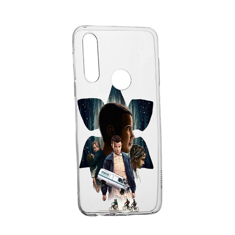 Husa Silicon Stranger Things, Compatibila cu Alcatel 3L (2020), rezistenta la uzura, anti-alunecare, 373