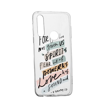 Husa cu mesaj Bible, pentru Huawei Y6p, rezistenta la uzura, anti-alunecare, din silicon Premium, 481 Husa cu mesaj Bible, pentru Huawei Y6p, rezistenta la uzura, anti-alunecare, din silicon Premium, 481
