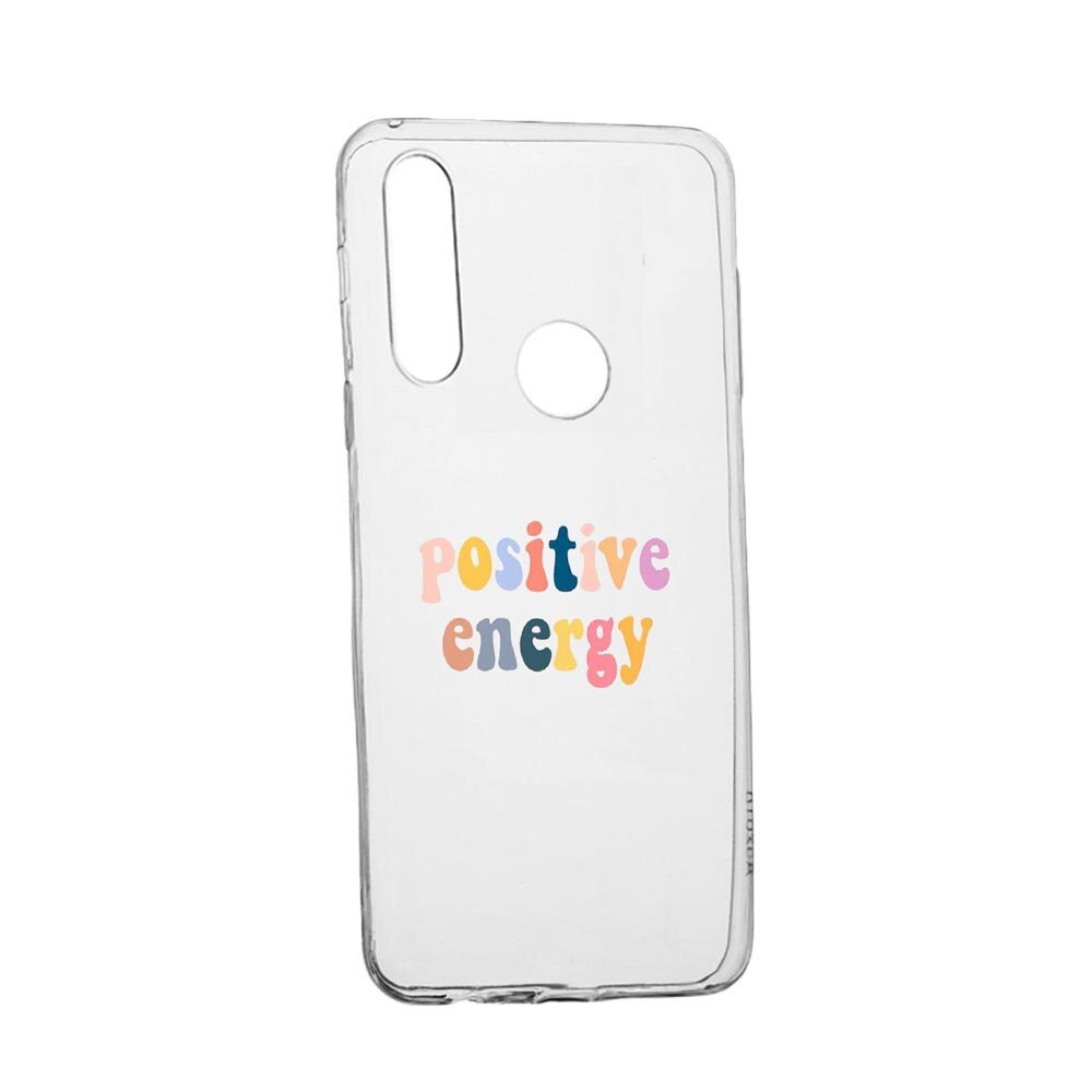 Husa Silicon cu mesaj Positive Energy, Compatibila cu Motorola Moto G Pro, rezistenta la uzura, anti-alunecare, 479
