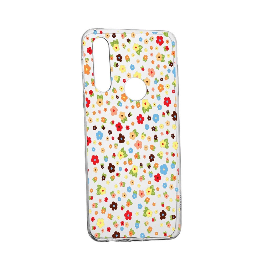Husa Silicon Happy Flowers, Compatibila cu Motorola Moto G Pro, rezistenta la uzura, anti-alunecare, 501