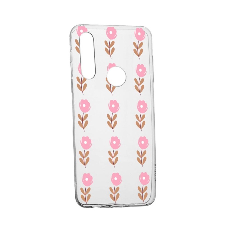 Husa Flori, pentru Oppo A31, rezistenta la uzura, anti-alunecare, din silicon Premium, 505