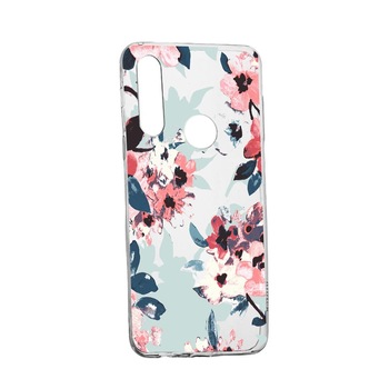 Husa Flori, culorile de pastel, pentru Huawei Y6p, rezistenta la uzura, anti-alunecare, din silicon Premium, 508 Husa Flori, culorile de pastel, pentru Huawei Y6p, rezistenta la uzura, anti-alunecare, din silicon Premium, 508