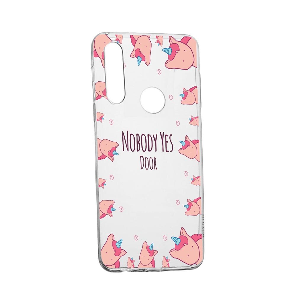 Husa Silicon Unicorn - Nobody yes, Compatibila cu Motorola Moto G Pro, rezistenta la uzura, anti-alunecare, 523